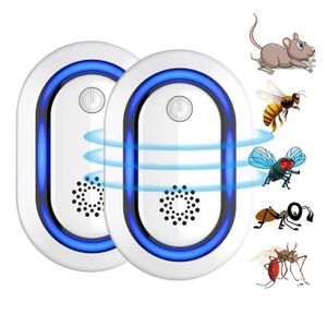Ultrason Anti Souris Rats Tiques Puces Araignées Insectes Rampants  Stopmulti 280 lot de 2