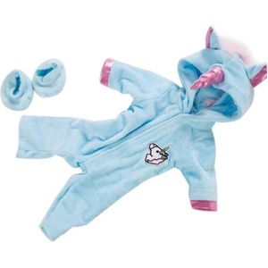 ACCESSOIRE POUPÉE Rose Reborn Licorne Vêtements Sweat à capuche avec chaussettes tenue pour 43cm bébé nouveau-né