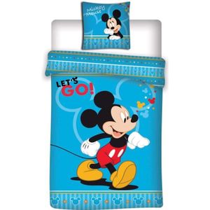 Parure De Lit Bebe 70x140 Mickey Cdiscount