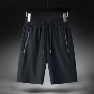PANTACOURT Shorts pour hommes Casual Ice Silk Shorts de sport pour hommes Vêtements pour hommes YTisabella™ - Noir