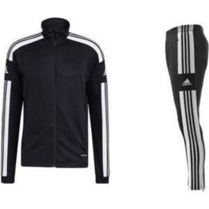 SURVÊTEMENT Jogging Homme Adidas Aerodry Noir et Blanc - Technologie anti-transpiration - Multisport - 100% polyester