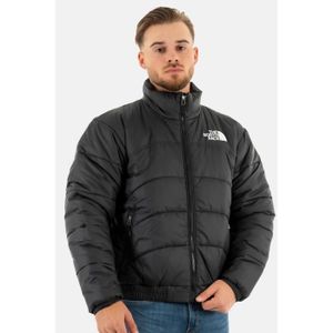 Doudoune 550 the north face bleue et noire s