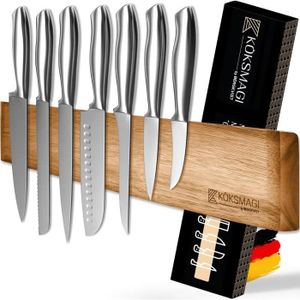 Porte-couteau magnétique en bois Uniharpa, porte-couteau universel et  support organisateur. Porte-couteaux Space Saver. : : Cuisine et  Maison