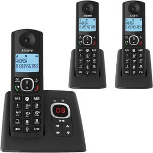 Téléphone fixe Alcatel F530 Voice Trio, téléphone sans fil avec r