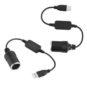 URB adaptateur allume-cigare USB mâle vers femelle 5V USB C mâle à 12V  voiture allume-cigare femelle adaptateur - Cdiscount Auto