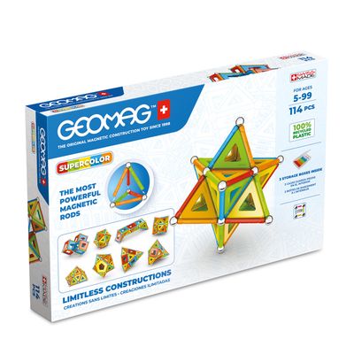 386 Geomag Supercolor RE 142- Kit de construction magnétique coloré et  créatif - Jeux de construction - Unisexe - Cdiscount Jeux - Jouets
