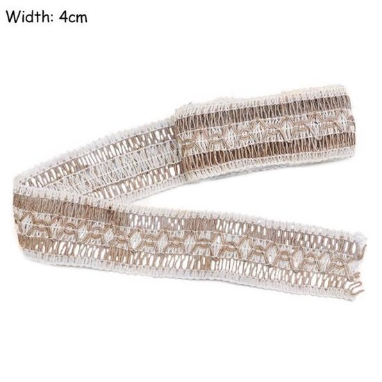 Lot De 9 Rouleaux Ruban Jute Naturel - 2 M Chacun - Style Bohème, Vintage - Pour Emballage Cadeau, Décoration, DIY