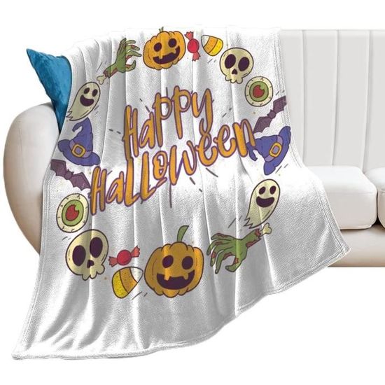 Halloween Plaid Polaire Couverture En Flanelle,Couvertures Et Plaids