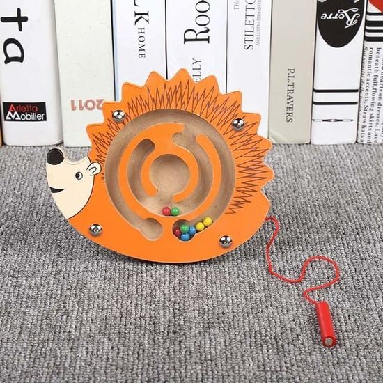 Jouet D'apprentissage Magnétique Jeu Labyrinthe Magnétique En Bois Pour Enfants 2-6 Ans - Apprentissage Couleurs & Chiffres, Style Montessori Montessori 2 Ans