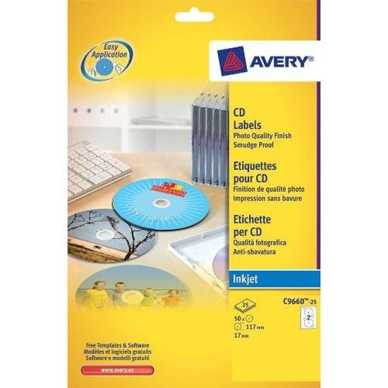 étiquettes cd maxi couvrante