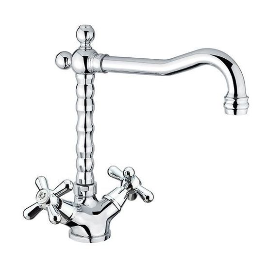 Robinet Lave-Mains Eau Froide Rétro Chromé FEDLEEN By Eurosanit