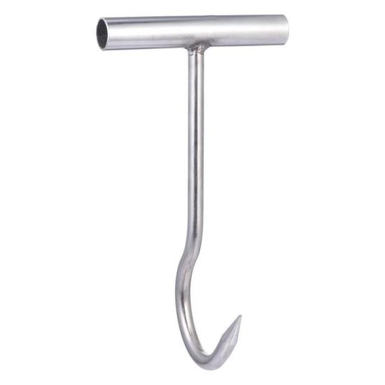 Lot De 2 Crochets à Viande En Acier Inoxydable – Design En T Pour Boucherie, Préparation Cuisine