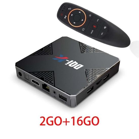 Box Android TV X96 Mini - 4K - 2Go/16Go - Android 11 - Wi-Fi Double Bande - Streaming Ultra-rapide