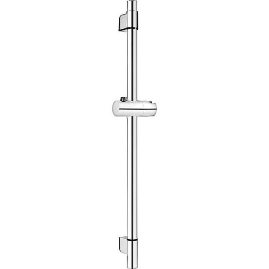 Barre De Douche Tecuro 100cm - Chromée, Réglable | Fixation Murale Solide Pour Salle De Bain