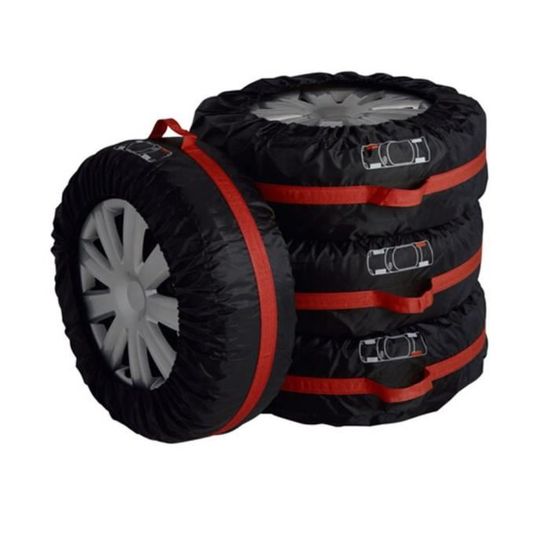 Housse Pneu De Secours Avec Poignée Et Sangles Réglables – Protection Universelle 33-45,7 Cm Pour SUV Et Voiture