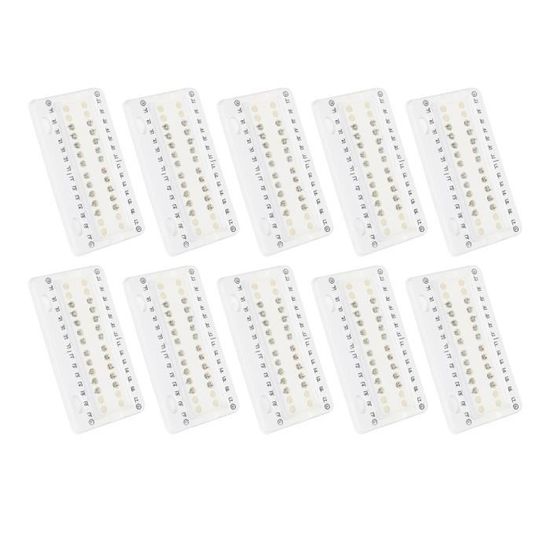 100 Supports Orthodontiques Mini Roth 022 Fente 3 Crochets - Pour Appareil Dentaire - Neuf
