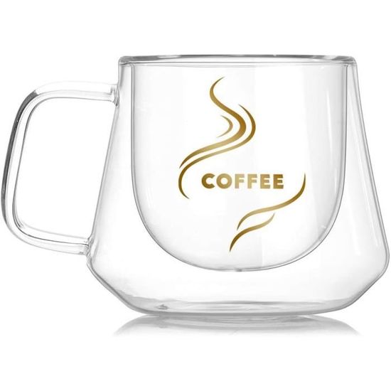 WANTOUTH Lot De 2 Tasses Expresso Inox 304 Double Paroi 80 Ml - Incassables Isothermes - Tasses Café Métalliques Élégantes