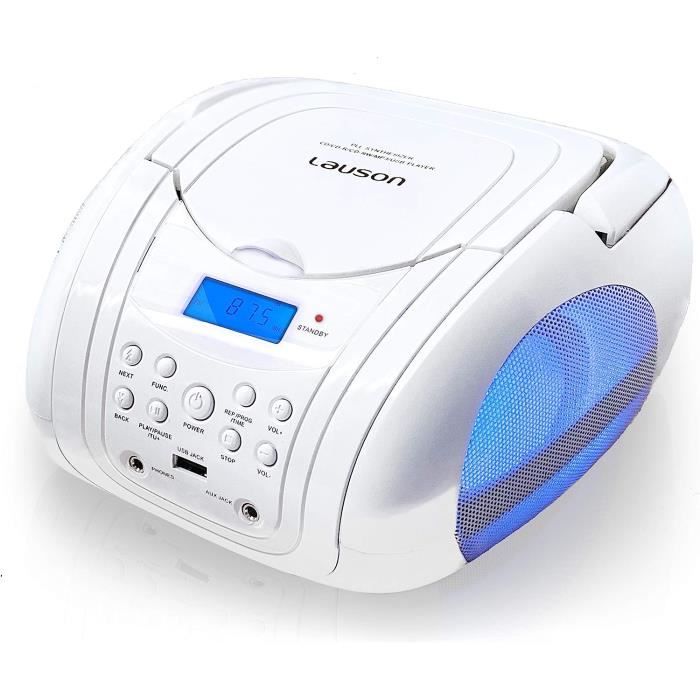 Bb22 Lecteur Cd Portable Radio Fm Lecteur De Cd Avec HautParleur Stéréo Port Usb Port