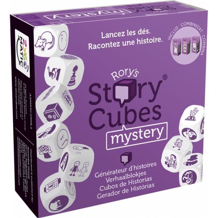 Jeux de société famille - Jeu de société Story Cubes Mystery (Violet) - 1 joueur et + - dès 6 ans