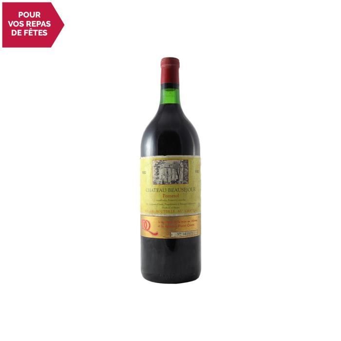 Château Beauséjour Saint-Emilion Grand Cru MAGNUM Rouge 1982 - 150cl - Vin AOC Rouge de Bordeaux - Cépages Merlot, Cabernet Franc