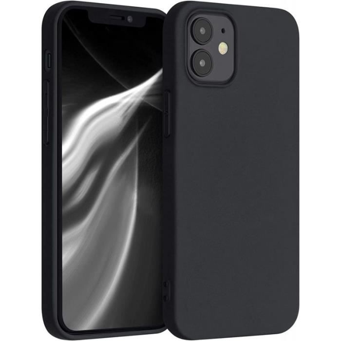 Coque silicone gel pour Iphone 12 Mini noir