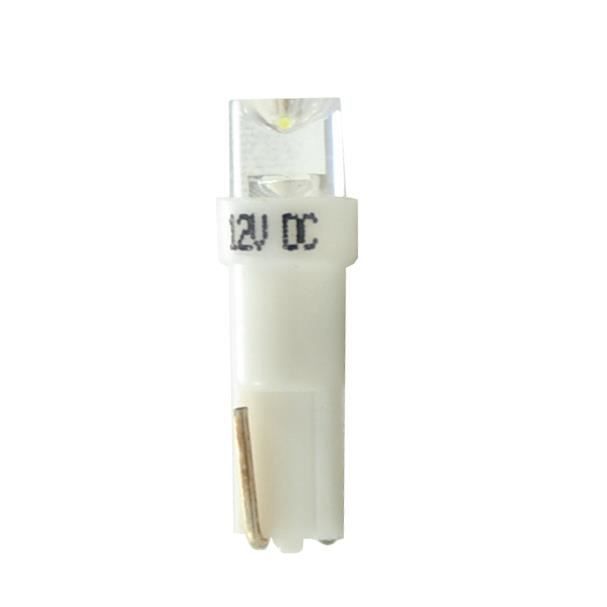 10 ampoules blanc LED T5 tableau de bord 12V 0,2W