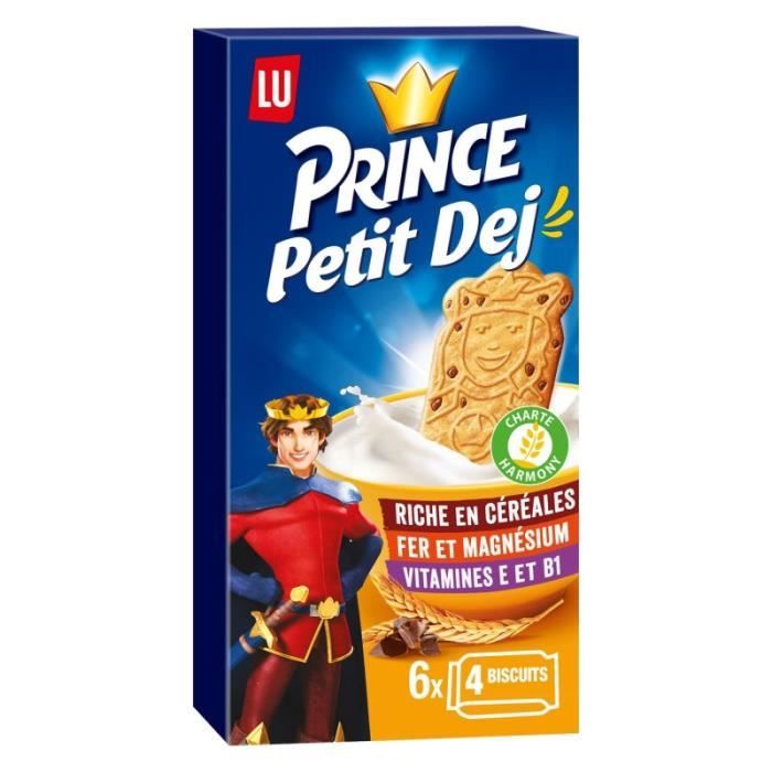 LU PRINCE - Prince Biscuits Petit Déjeuner Aux Céréales 300G - Lot De 4