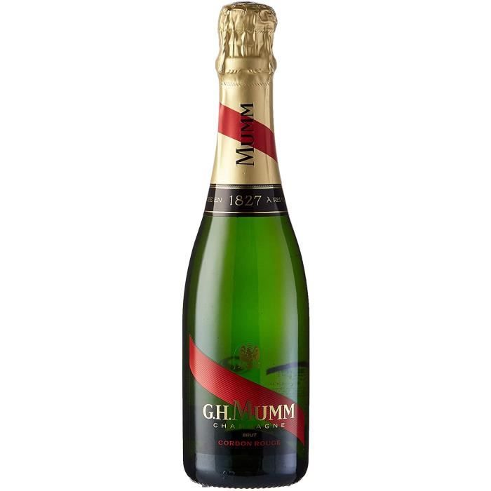 Bières, vins et spiritueux Mumm Champagne Brut Cordon Rouge 1-2 Bouteille 37,5 cl 5454