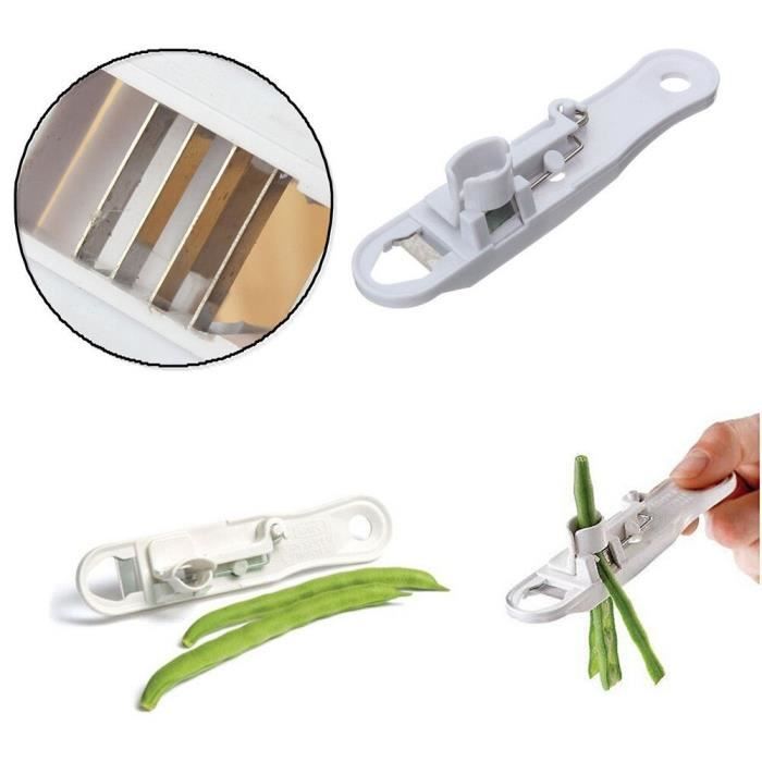 PRI Couteau éplucheur haricots haricots Coupeur de légumes verts de Style français # C2