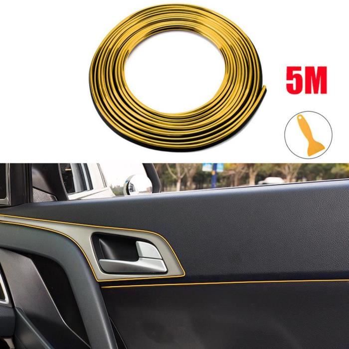 Bande de garniture de porte pour intérieur de voiture, Super Flexible, 5M, fente, bord de moulage, ligne décorative univ*KY5441