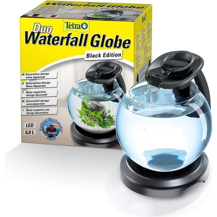 MonsterShop – Aquarium Blanc de 300 litres, Kits et Accessoires de Démarrage, Graviers Naturel, Meuble Blanc, d’Une Dimension 56