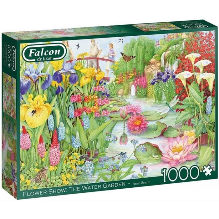 Puzzle 1000 pièces : Spectacle de fleurs : Le jardin d'eau Coloris Unique