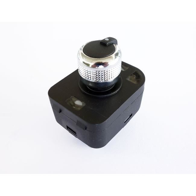 Pour Audi A1 A2 A3 A4 A5 A6 A8 TT Q5 Q7 S6 Bouton Réglage Rétroviseur Alu Look