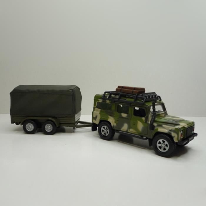 Enfants Globe Agriculture + trafic Enfants Globe Landrover Defender Remorque militaire