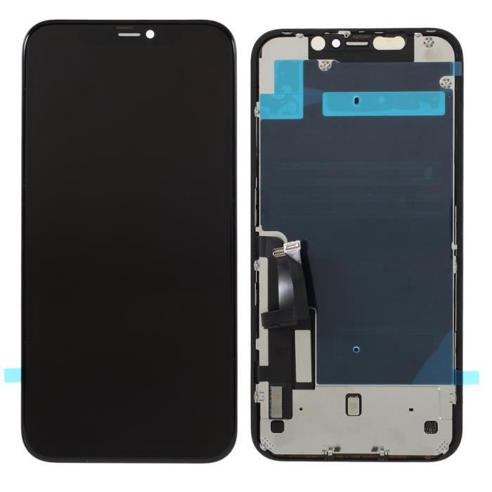 Non-Oem, Mais L'Écran Lcd Haute Qualité Et De Montage + Cadre + Numériseur Petites Pièces Pour Apple Iphone 11 6.1 Pouces
