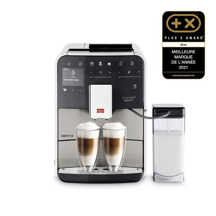 Melitta Barista Smart T machines à expresso automatiques SST F840-100, Autonome, Machine à expresso, 1,8 L, Café moulu, 1450 W