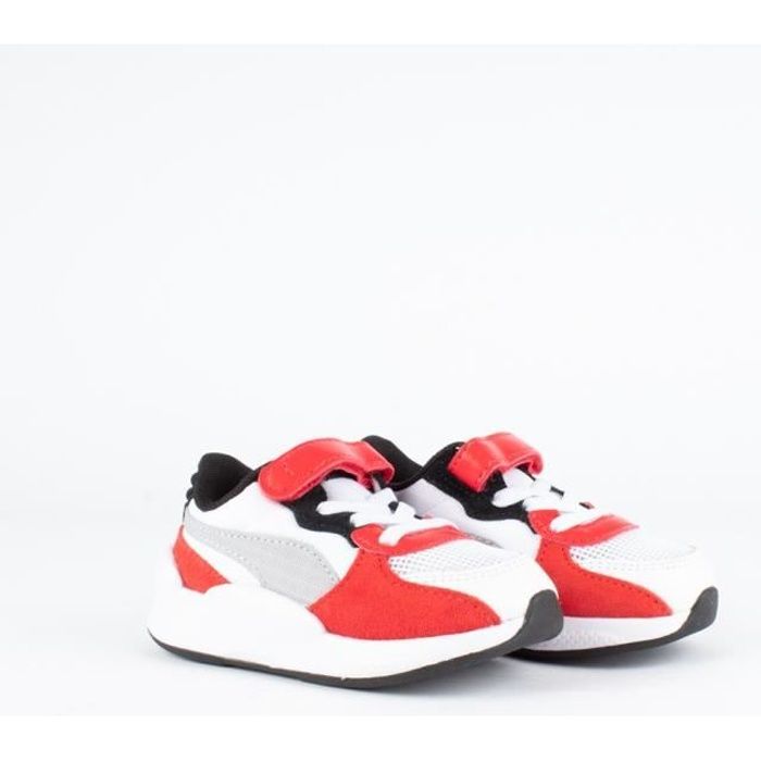 PUMA Baskets RS 9.8 Space Blanc Rouge Enfants