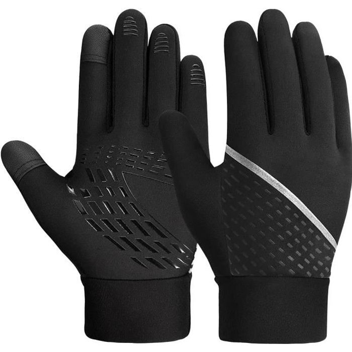 Gant,Gants d'hiver Chaud Ecran Tactile Enfant,Gants de Cyclisme Antidérapants,Coupe-Vent Thermiques Mitain,pour Velo,Moto Conduite,S