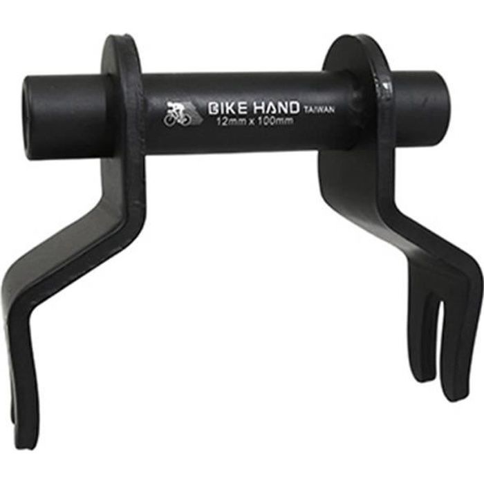 ADAPTATEUR PIED MONTAGE - PORTE VELO ROUE AVANT NEWTON STORE (POUR PASSER BLOCAGE RAPIDE EN AXE DE 12)