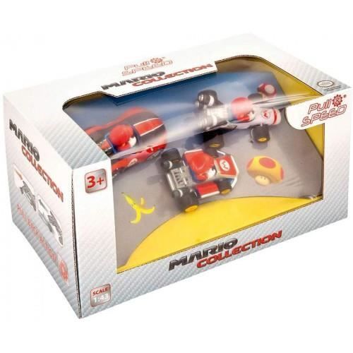 Pull & Speed Nintendo Mario Kart 'Mario' 3 Pack (Wii, MK8, Mach 8)
