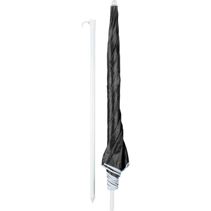 TOM parasol 200 cm noir