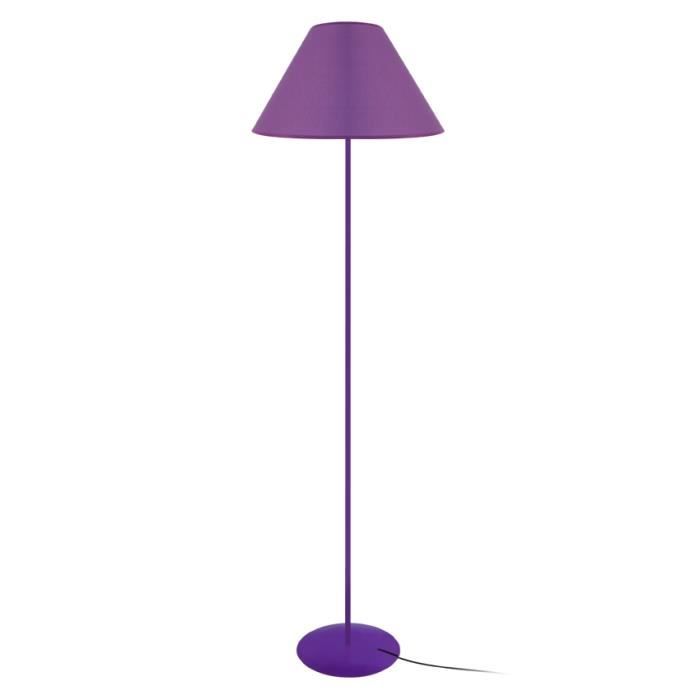 Lampadaires KUNAGI TOSEL Violet - Dimensions: 30 x 170 cm- Douille: E27 - Puissance: 40W