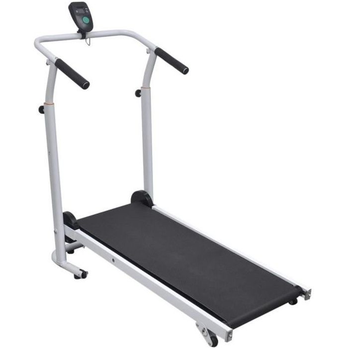 Mini tapis roulant pliable 93 x 36 cm Noir 90884