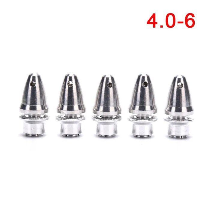 5 Adaptateurs D’hélice En Aluminium Pour Moteurs RC Sans Balais - Ouverture 3,17 Mm, Axe 5 Mm - 5