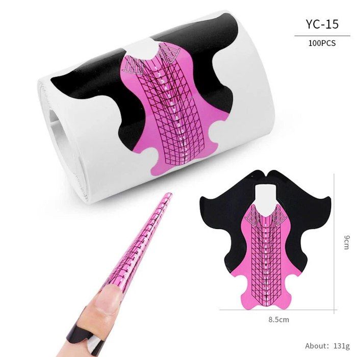 Kit Autocollants Pour Nail Art - Tatouages à L'eau Effet Or & Argent - 11 Pièces Tiebeauty