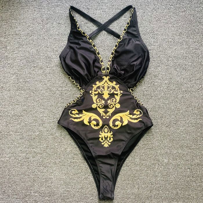 Maillot de bain Ibiza doré