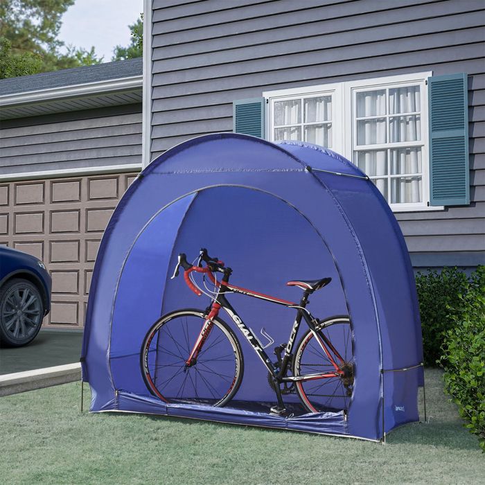 Tente de vélo Bergendal 198 x 84 x 160 cm bleu