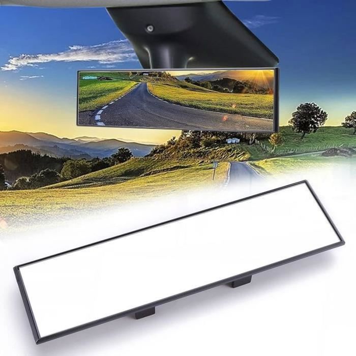 Lot 2 Rétroviseurs Universels Grand Angle – Carrés, Montage Sur Appuie-tête