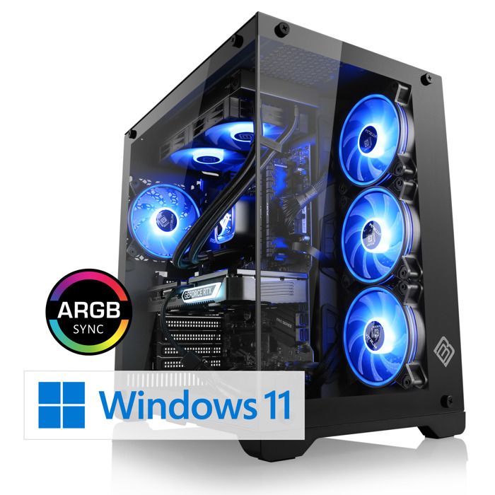 PC Gaming – CSL Computer – M11150H – Intel Core i7-14700F – GeForce RTX 4060 8 Go – 16 Go RAM – 1 To SSD