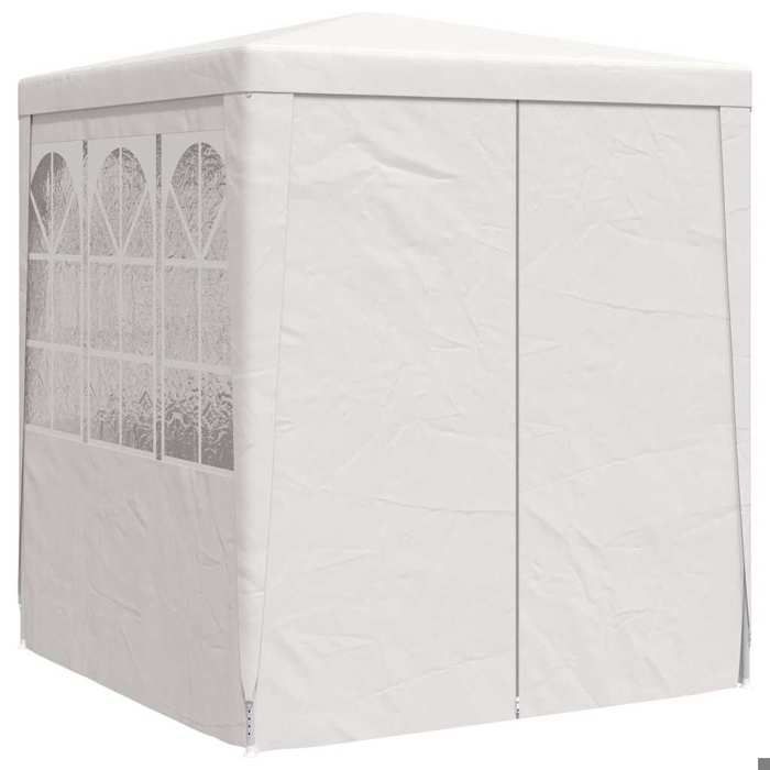 RemiseTonnelle barnum Anti UV/soleil Tente de réception avec parois latérales 25 x 25m Blanc 90 g/m² JILIMAISON20253285405